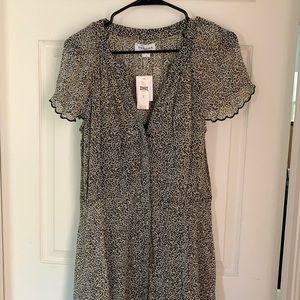 Velvet cheetah Dress new